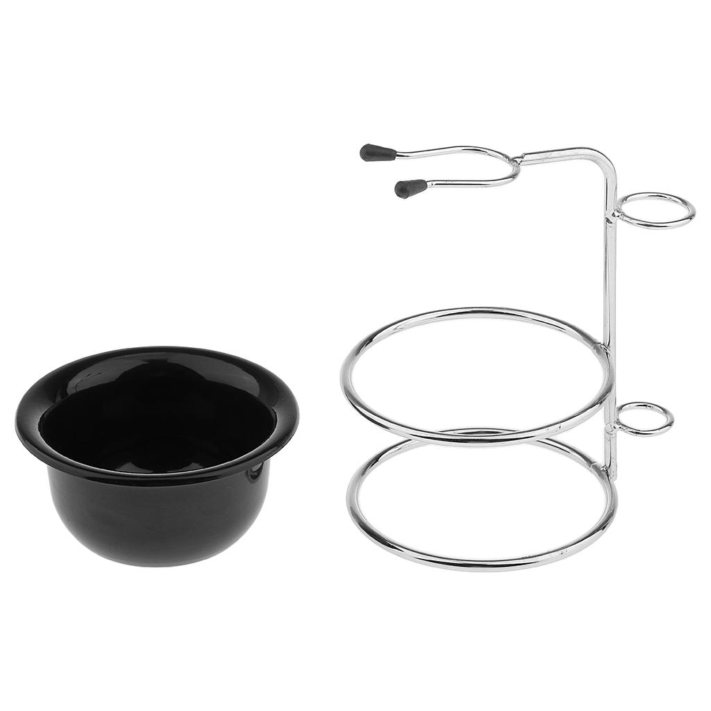 Men'S Grooming & Health Made Simple - Acrylic Shaving Brush Stand Shaving Bowl