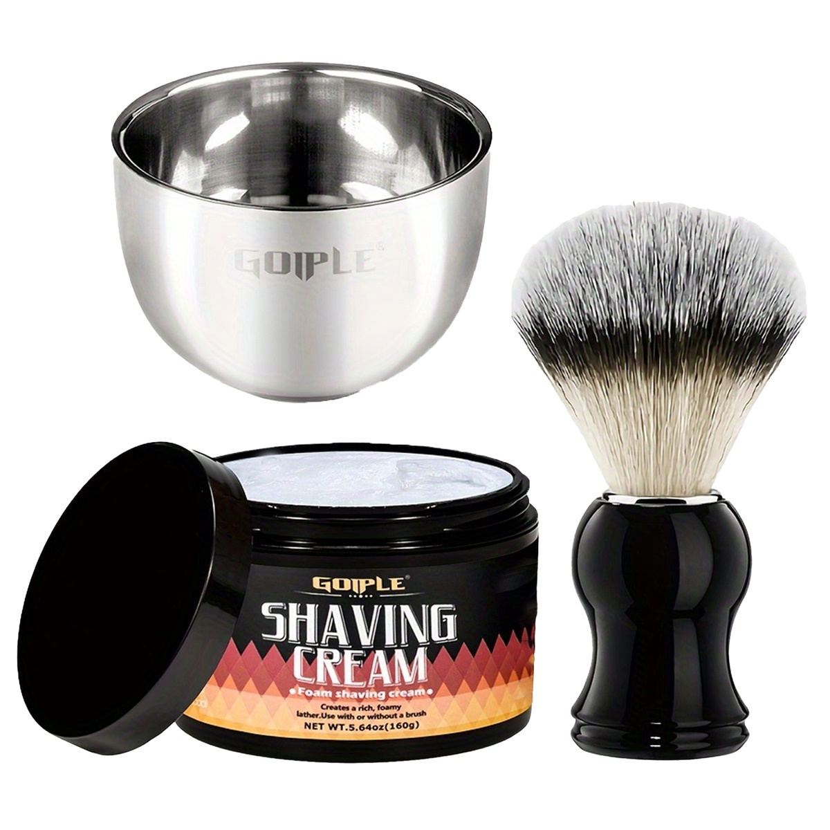 Shaving Brush Set - Shaving Care Cream Kit for Men