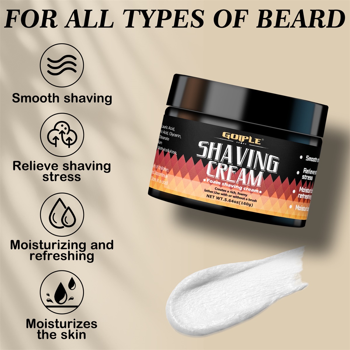 Shaving Care Cream Kit for Men - Shaving Brush Set ulasan dan harga