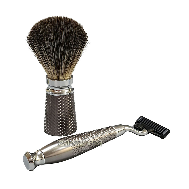 4Pcs Men Shaving Set Anti‑Slip - Shaving Brush Set ulasan dan harga