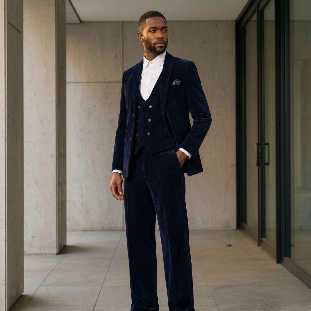 Velvet Wedding Suits for Men 3 - Men'S Grooming Awards ulasan dan harga