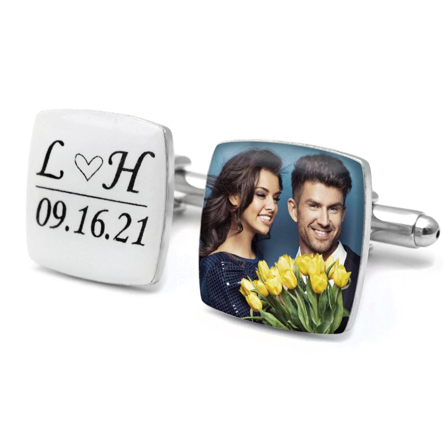 Personalised Photo Cufflinks M - Men'S Grooming & Health Made Simple ulasan dan harga