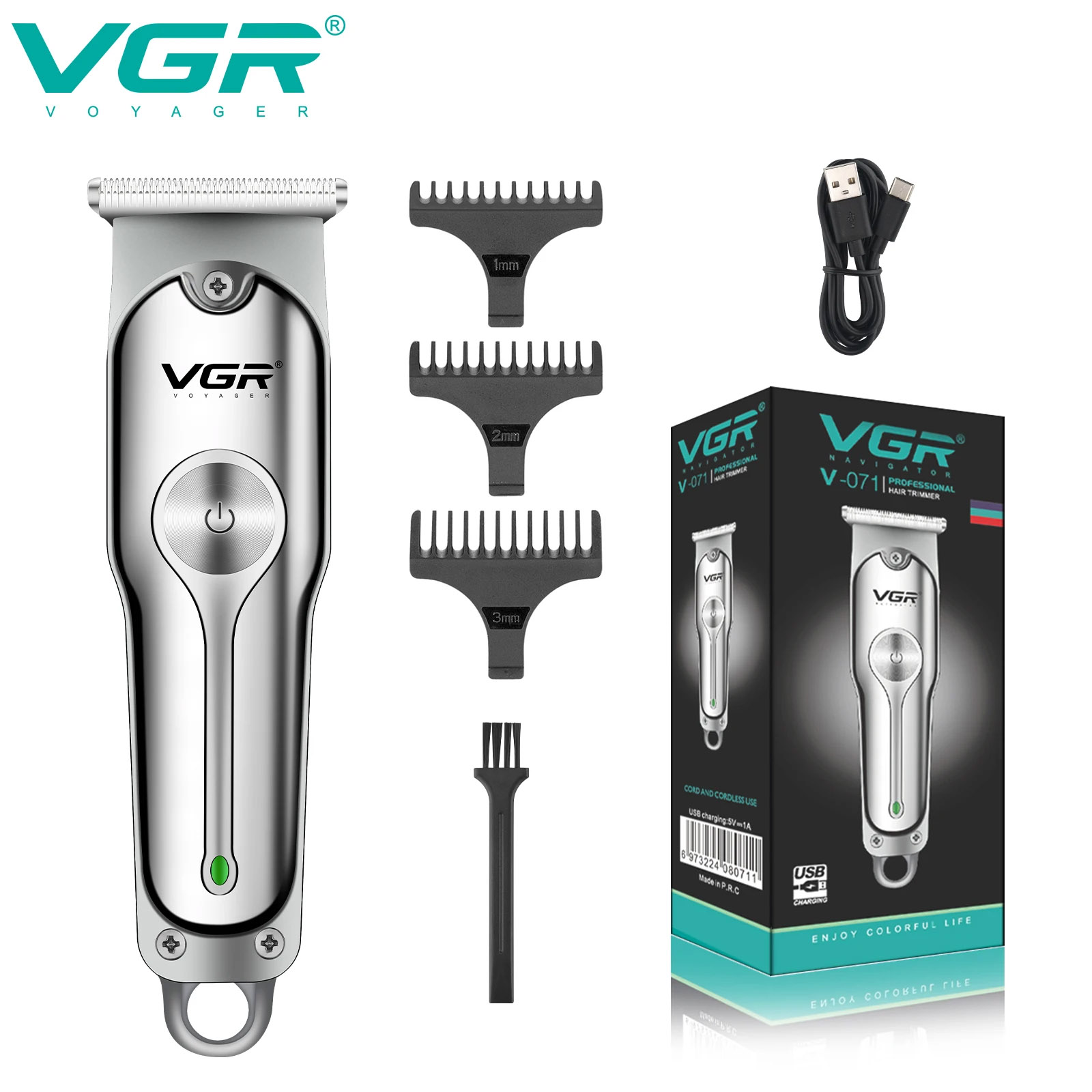 VGR Hair Trimmer Professional  - Men'S Face Grooming ulasan dan harga