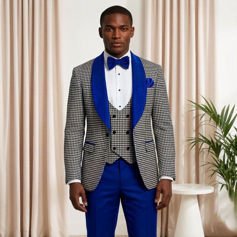 Check Suits for Men Houndstoot - Men'S Grooming Awards ulasan dan harga