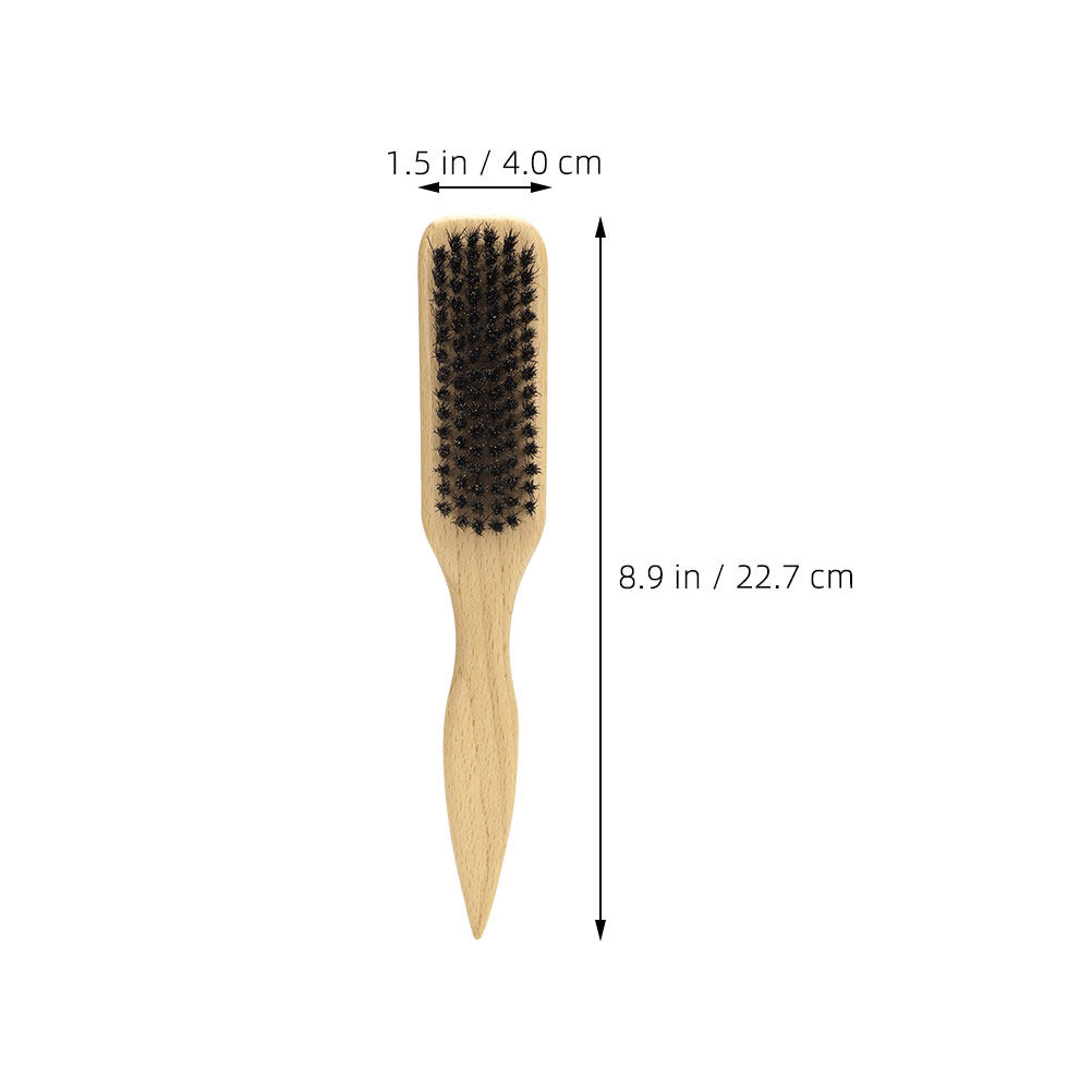 Men Small Soft Beard Brush Woo - Mens Grooming Tools ulasan dan harga