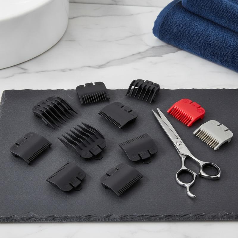 Hair Clipper Limit Comb Set Tr - Mens Grooming Tools ulasan dan harga