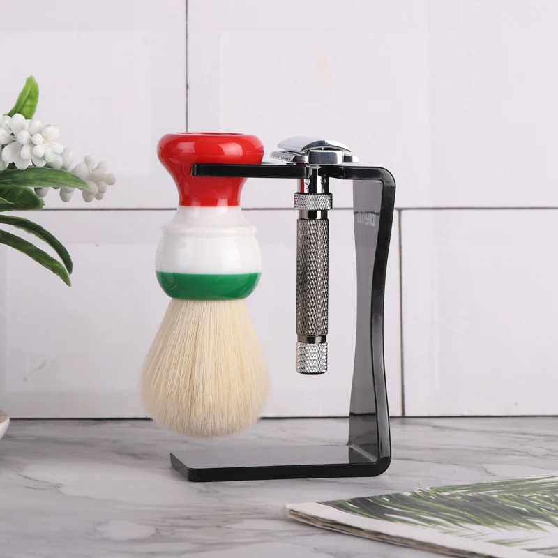 YAQi Cheap Creamy Black/White  - Shaving Brush Set ulasan dan harga