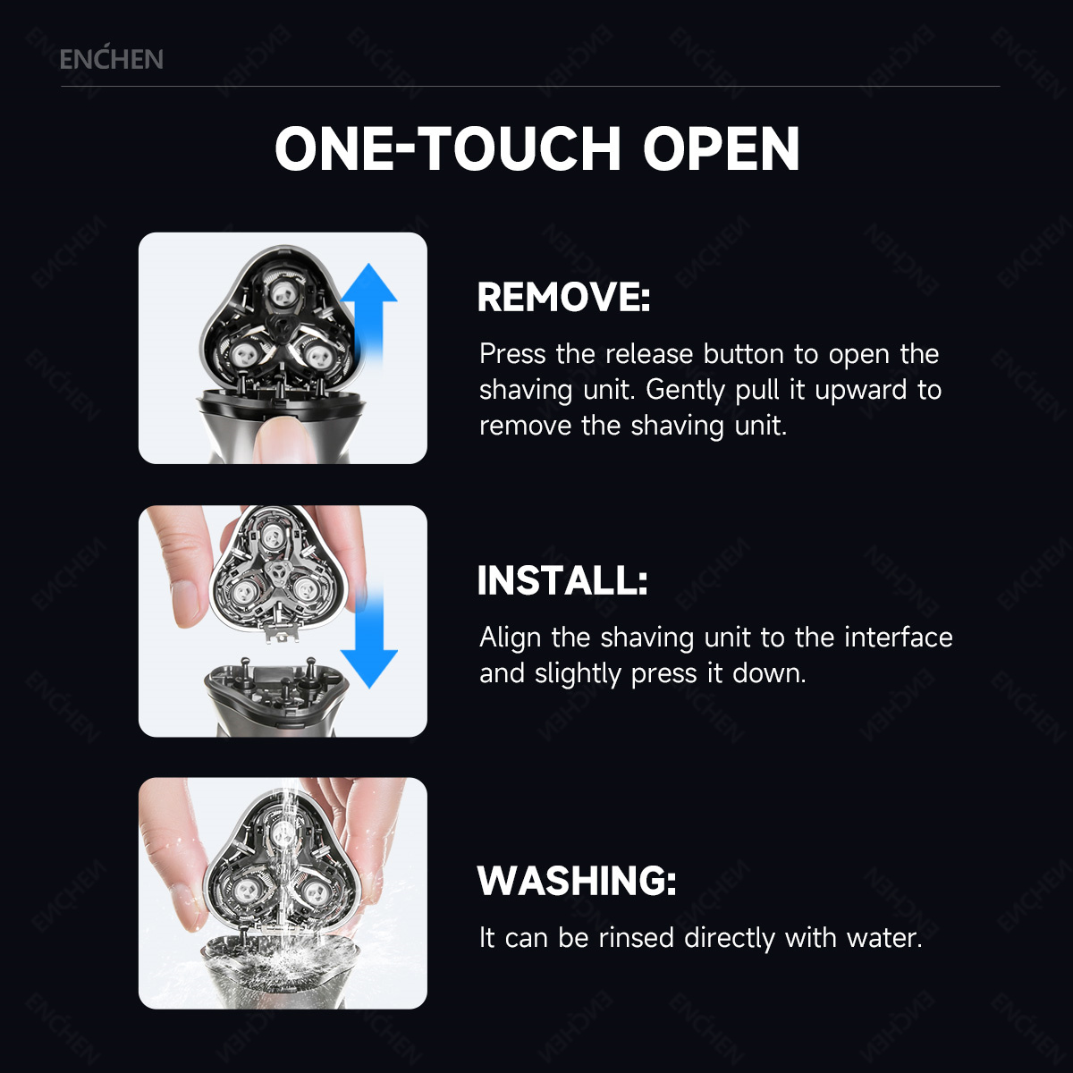 ENCHEN Blackstone's Replacemen - Men'S Face Grooming ulasan dan harga